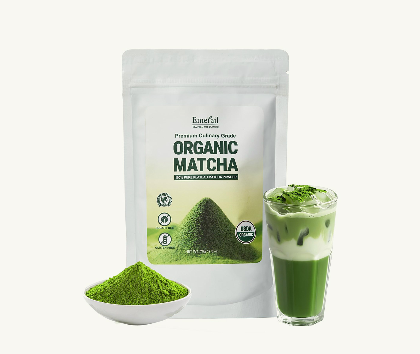 有机精品抹茶（袋装） 详情图 1