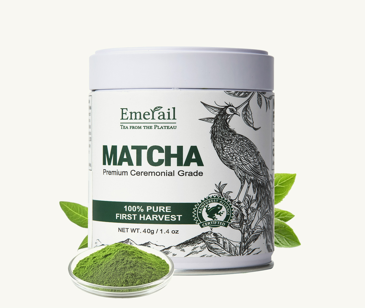 欧标抹茶 40g(罐装)
